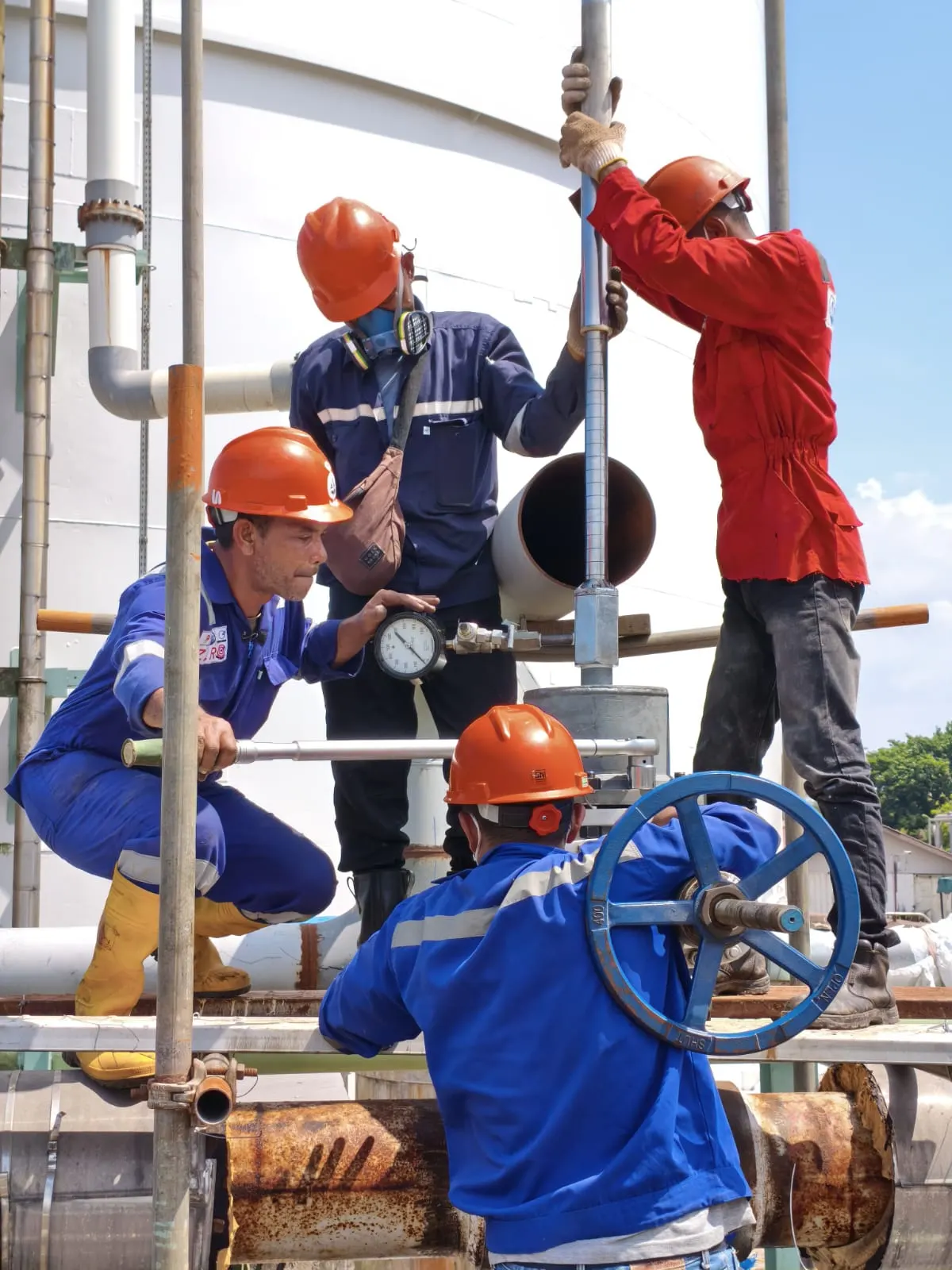 Jasa cold cutting dan beveling pipa tanpa percikan api